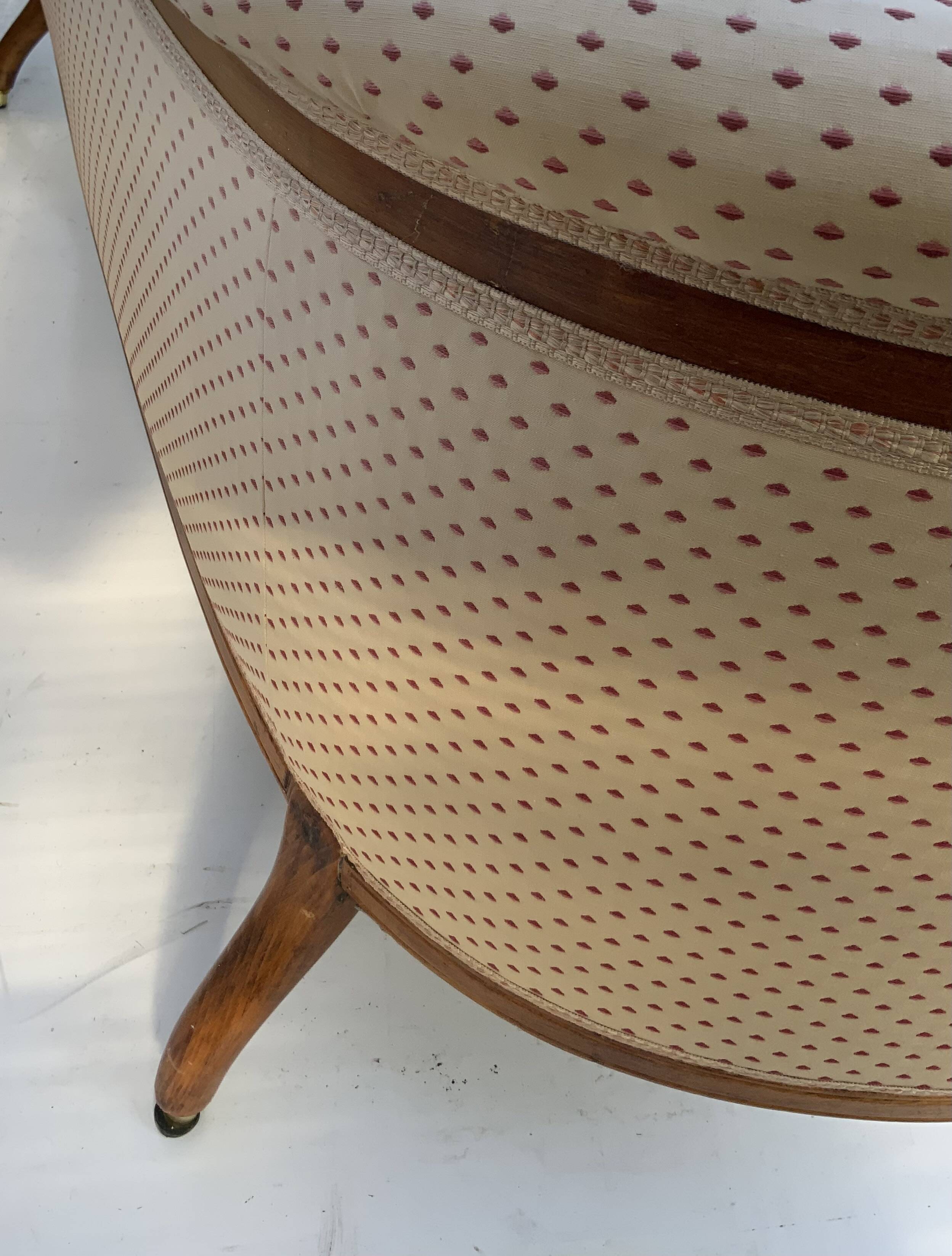 Antique Swedish sofa 3 seater late 1800s