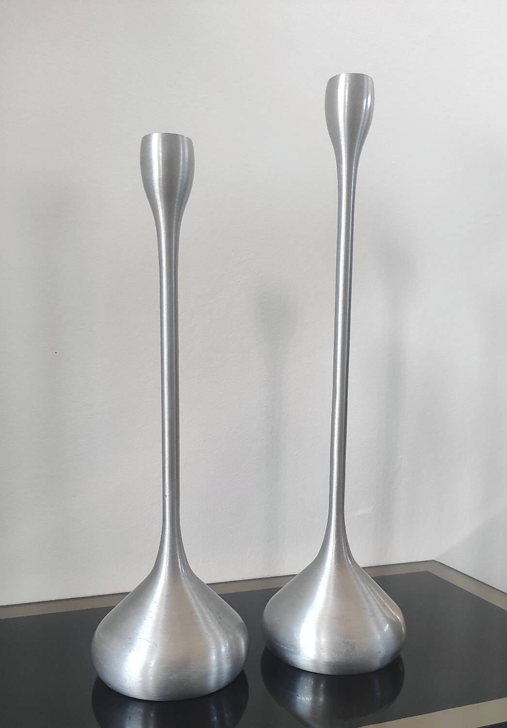 Pair of Space Age candlesticks