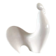 Coq stylisé en céramique design années 70