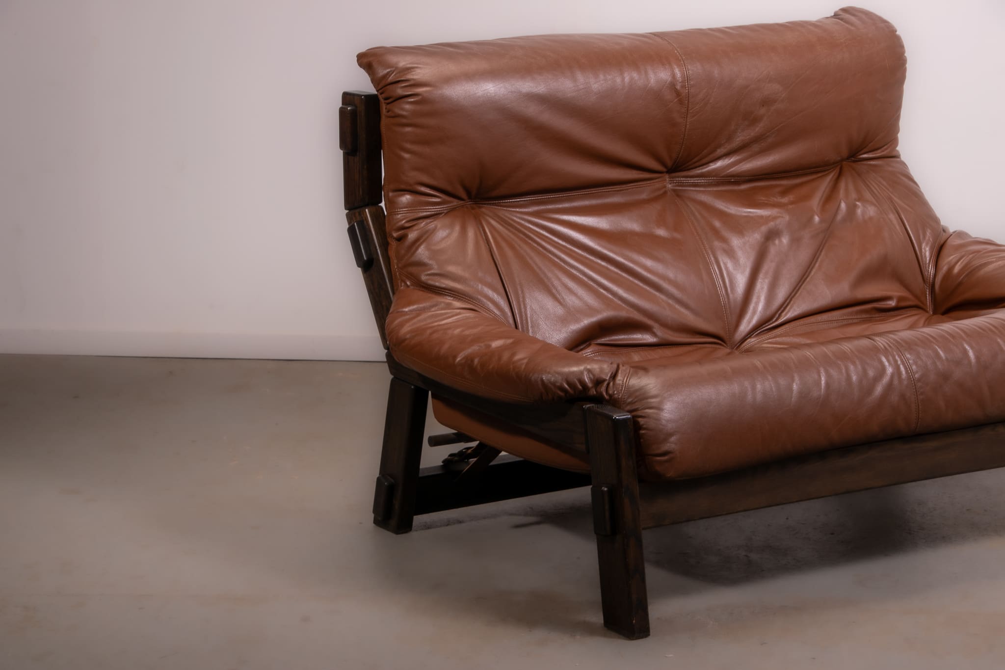 Canapé et fauteuil brutalistes hollandais conçus par Gerard Van den Berg pour Montis, vers 1980