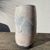 Raku vase / signed ceramic / handmade pottery