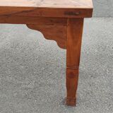 Solid teak console