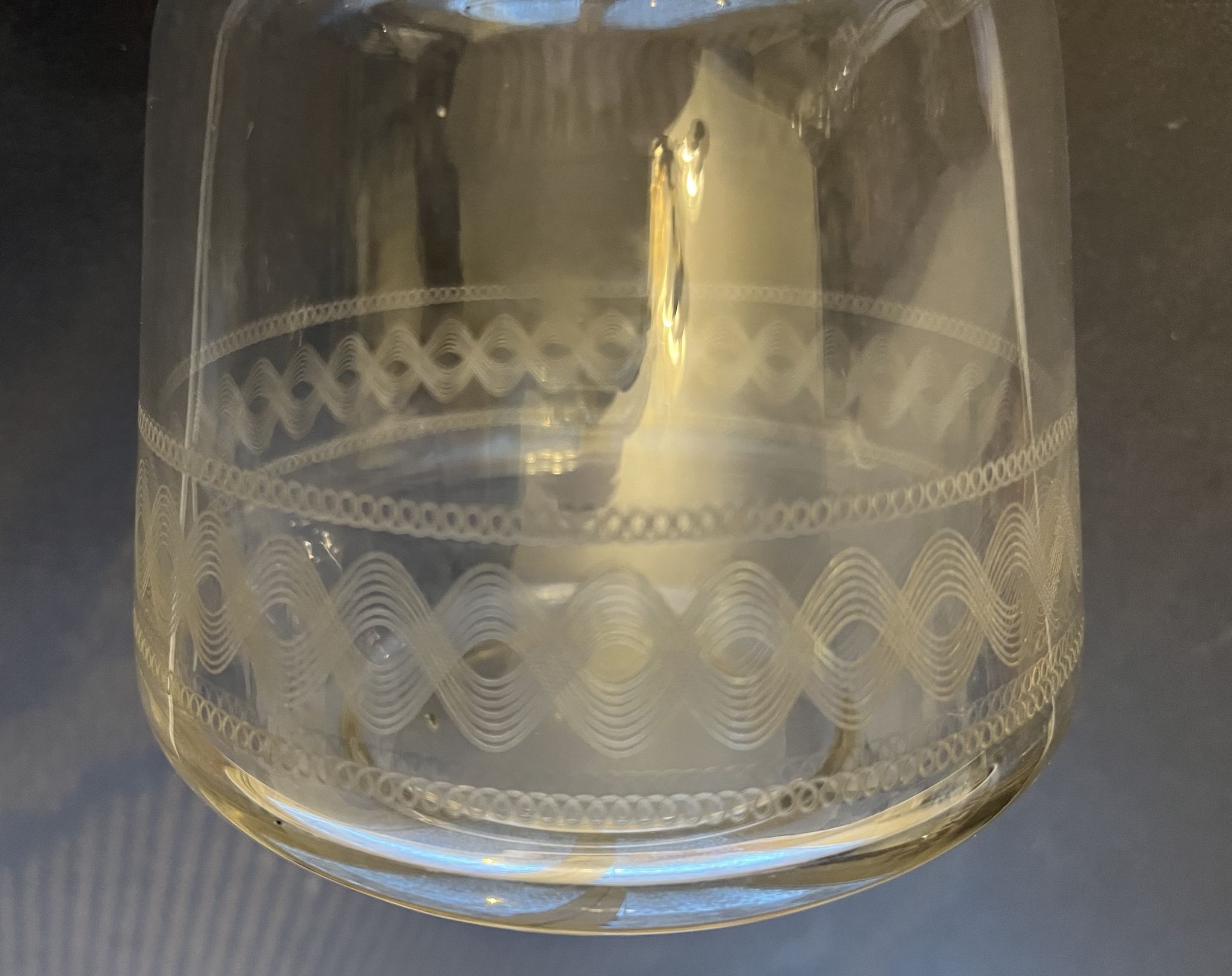 Pair of antique decanters