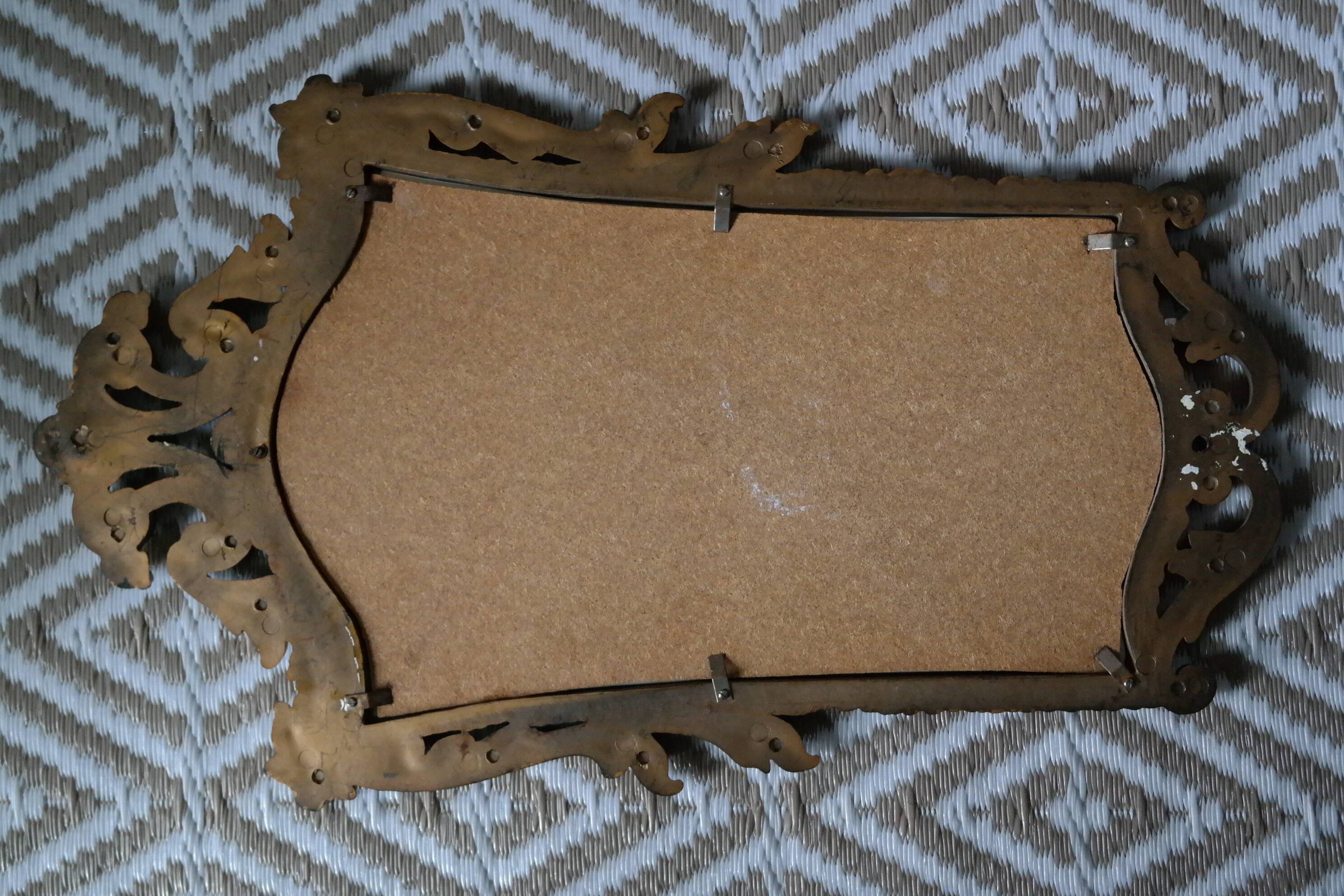 Vintage gold baroque mirror