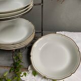 Hollow plates Limoges porcelain