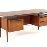 Hulmefa Pro-Pos executive desk - dutch mid century modern design in teak