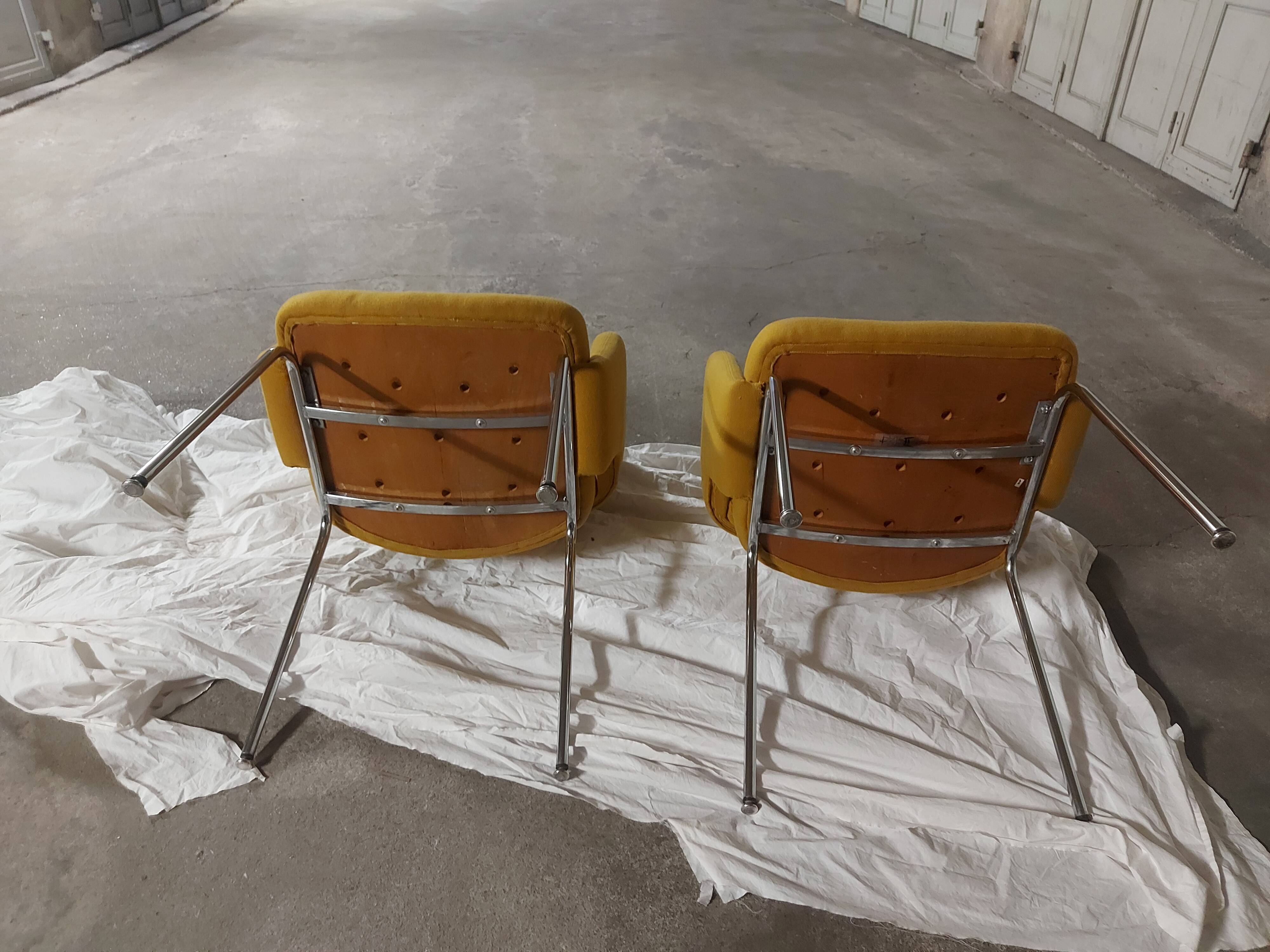 Pair of vintage conference chairs