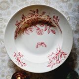 6 mismatched earthenware soup plates lot 7