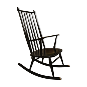 Rocking chair noir années