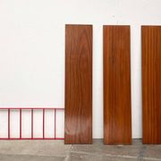 Étagère Teck Style Cordon Rouge Moderne Milieu du Siècle, Années 1960