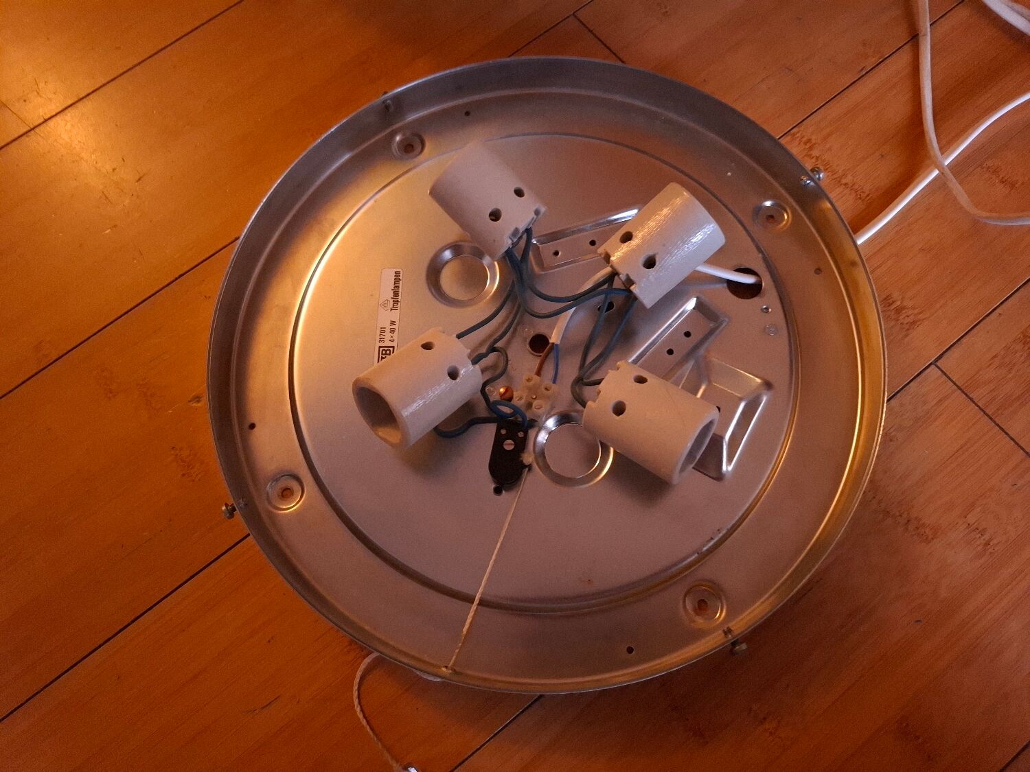 1970s mirror with glass frame