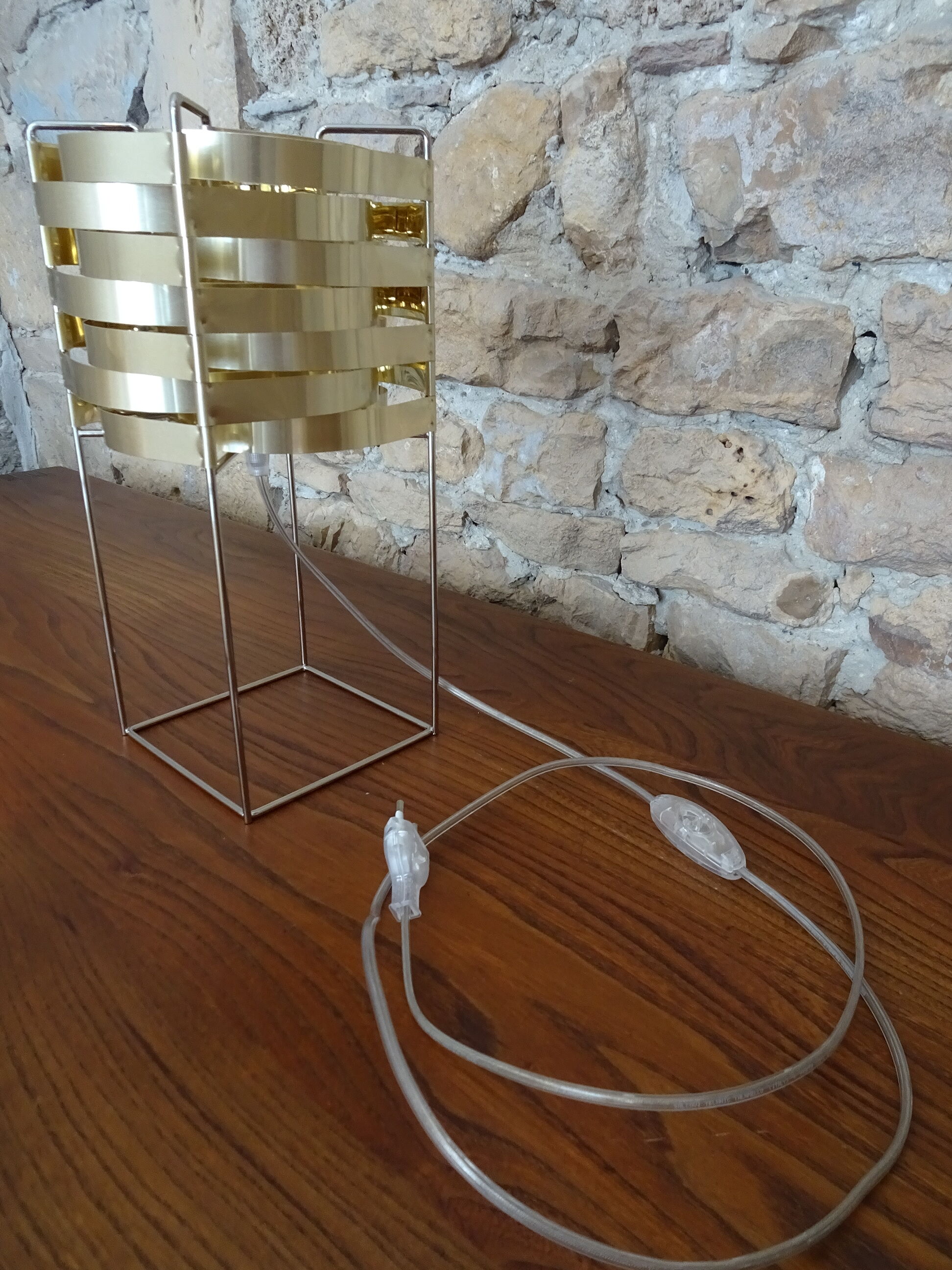 Lampe modèle "Ganymede" 32cm par Max Sauze, réédition de 2017