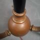 Art and Craft tripod floor lamp in bronze.