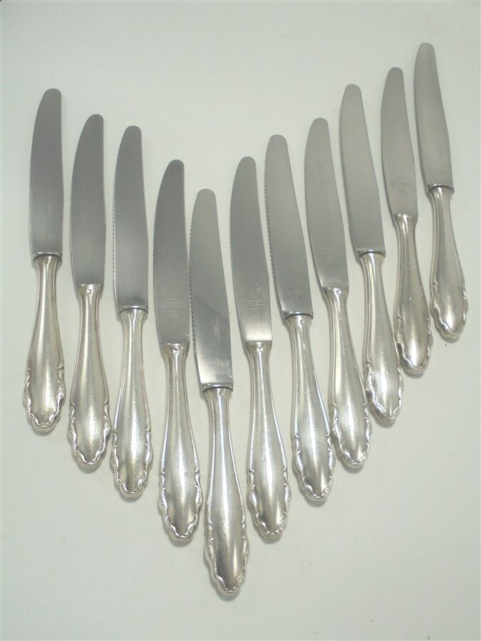 Set of 11 old knives