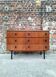 Vintage teak sideboard, large antique chest of drawers.