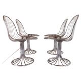 Space Age Dining Chairs, Italy 1970