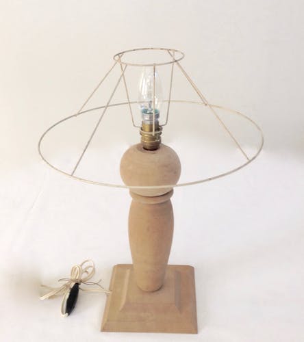 Wooden lamp