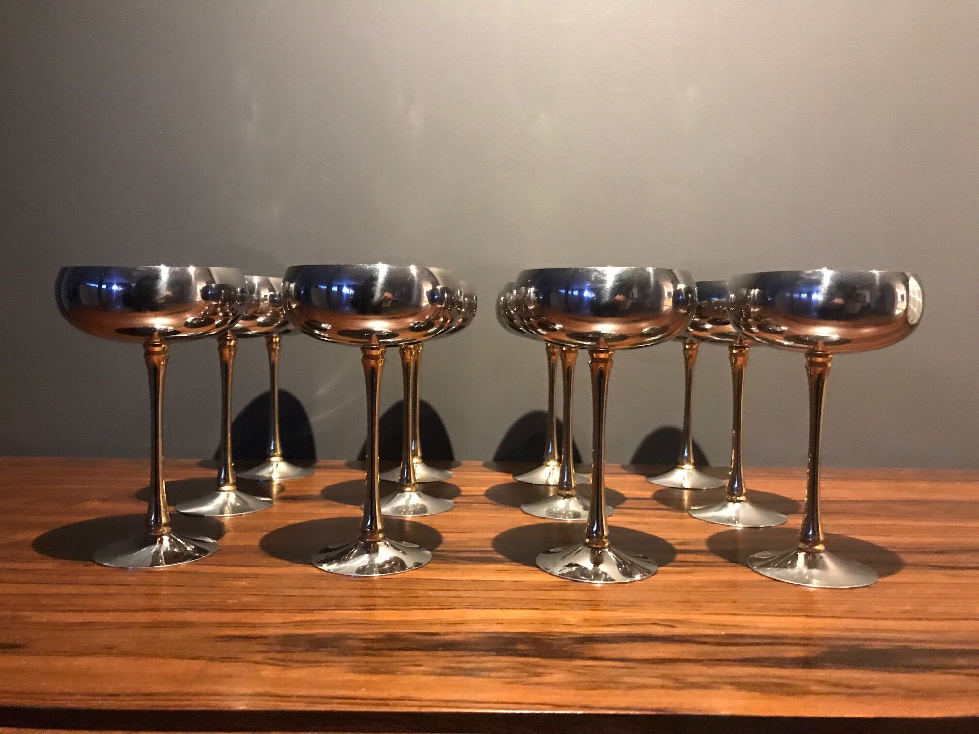 Set of 12 Gianfranco cups for Gnali 1970