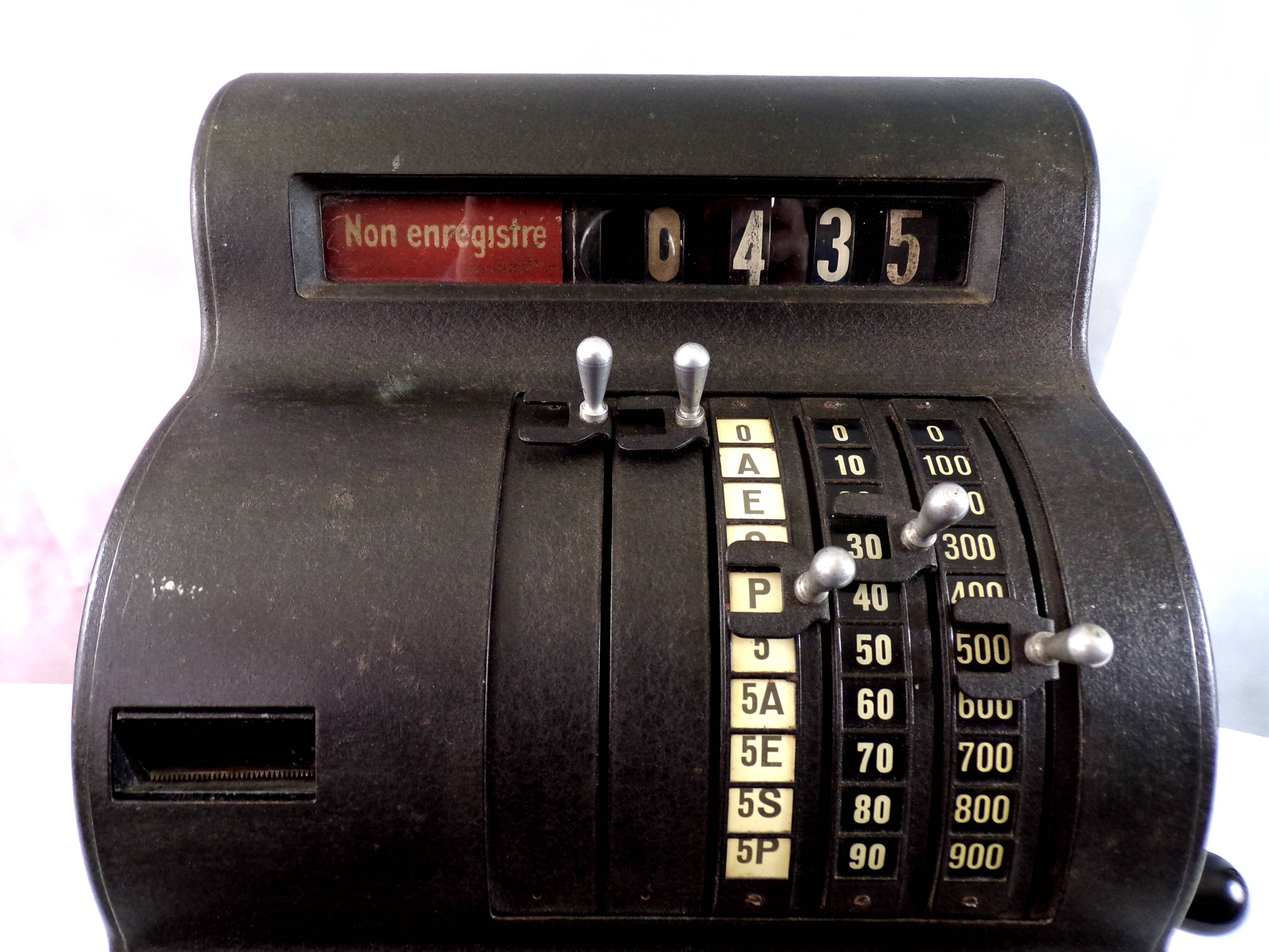 Former cash register "The National"