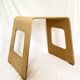 Tabouret/Table d'appoint en contreplaqué vintage Benjamin Birch, Lisa Norinder pour IKEA