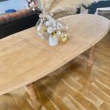 Large oval table with extension