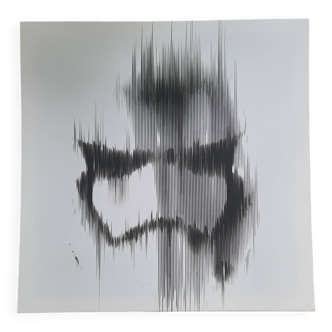 Painting on stretched canvas