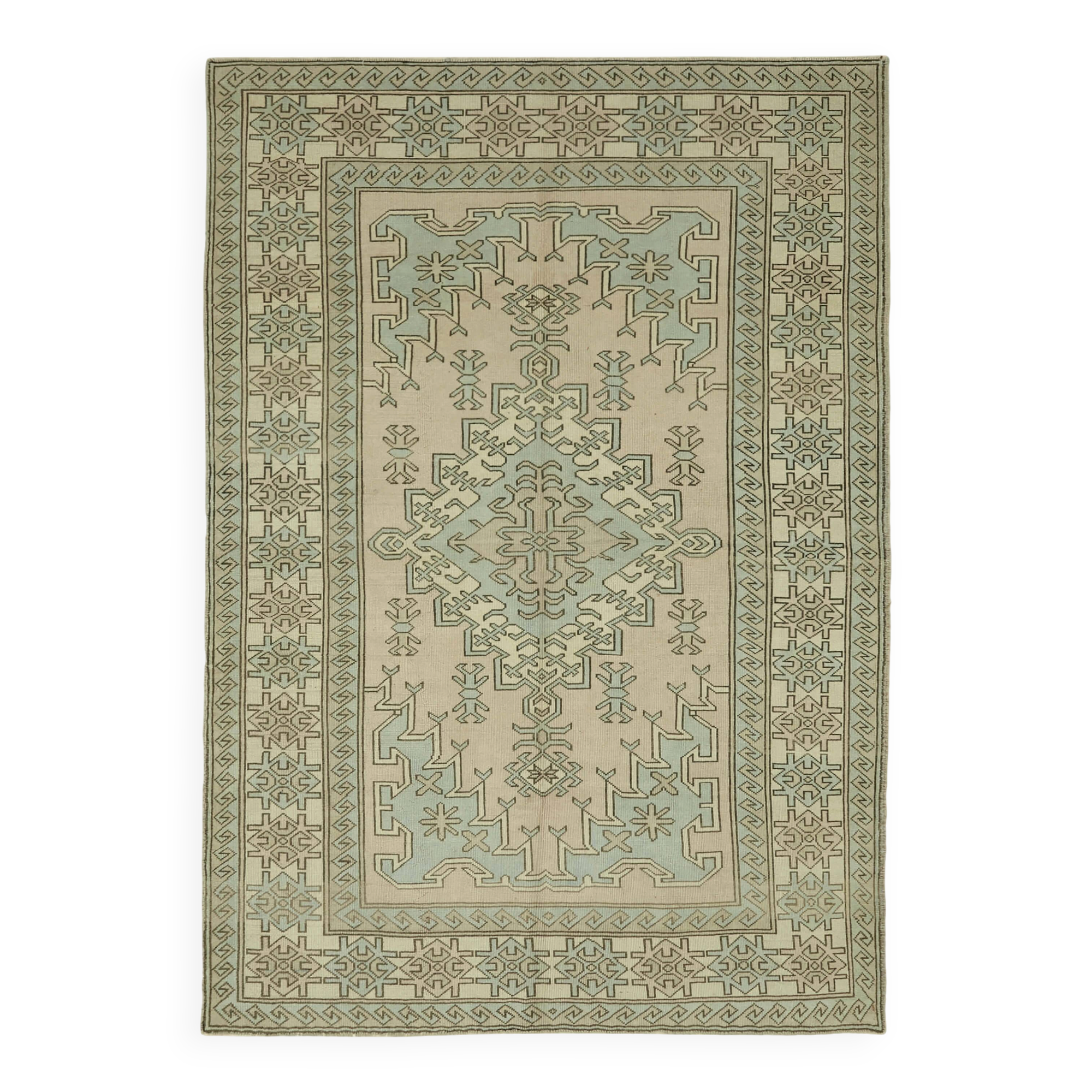Turkish Vintage Anatolian Rug 201 cm x 290 cm