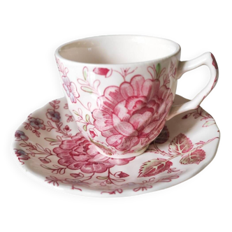 Ensemble tasse et soucoupe Rose Chintz