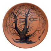 Terracotta ceramics by Jean Marais from the 1960s.
