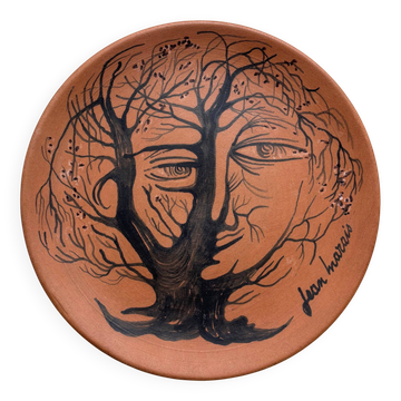 Terracotta ceramics by Jean Marais from the 1960s.