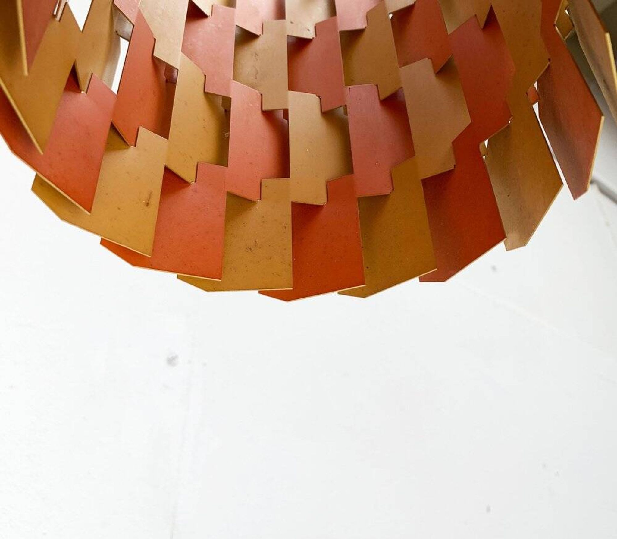 Danish Mid-Century Pop Facette Suspension by Louis Weisdorf for Lyfa, 1960s