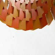 Danish Mid-Century Pop Facette Suspension by Louis Weisdorf for Lyfa, 1960s