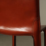 Set of four Cab 412 dining chairs by Mario Bellini for Cassina, 1977