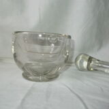 Glass mortar and pestle