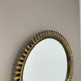 Miroir mural en laiton par Vereinigte Werkstätten, 1950