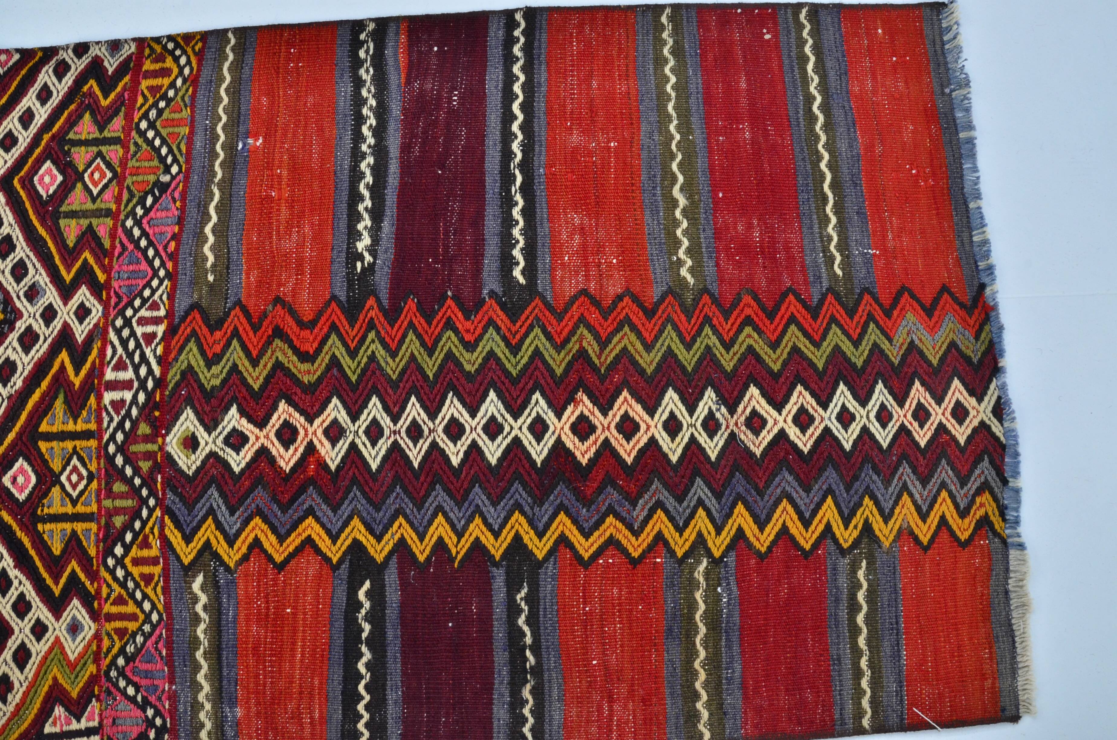 Antique Handwoven Anatolian Carpet sku 3411