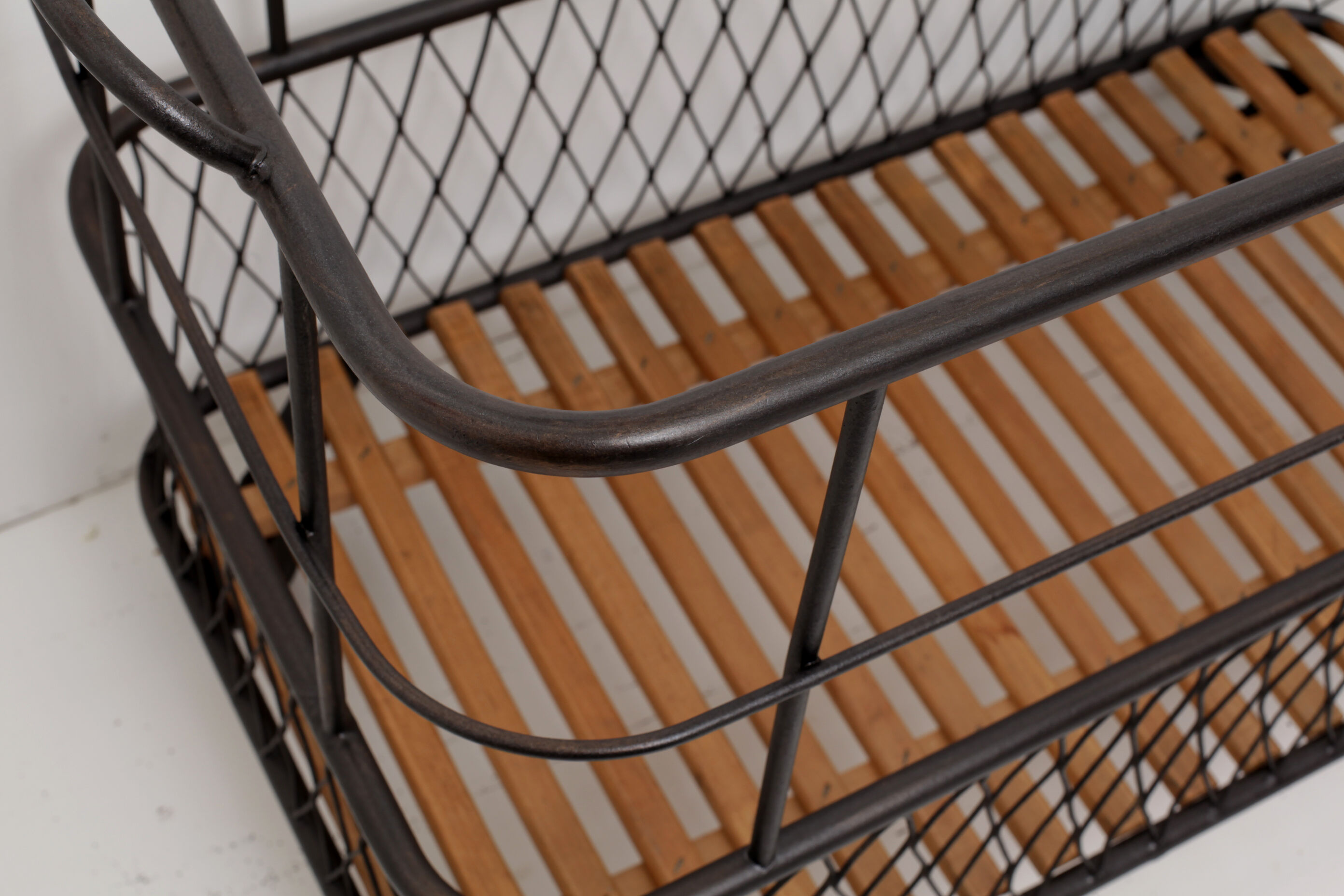 Metal baker's trolley