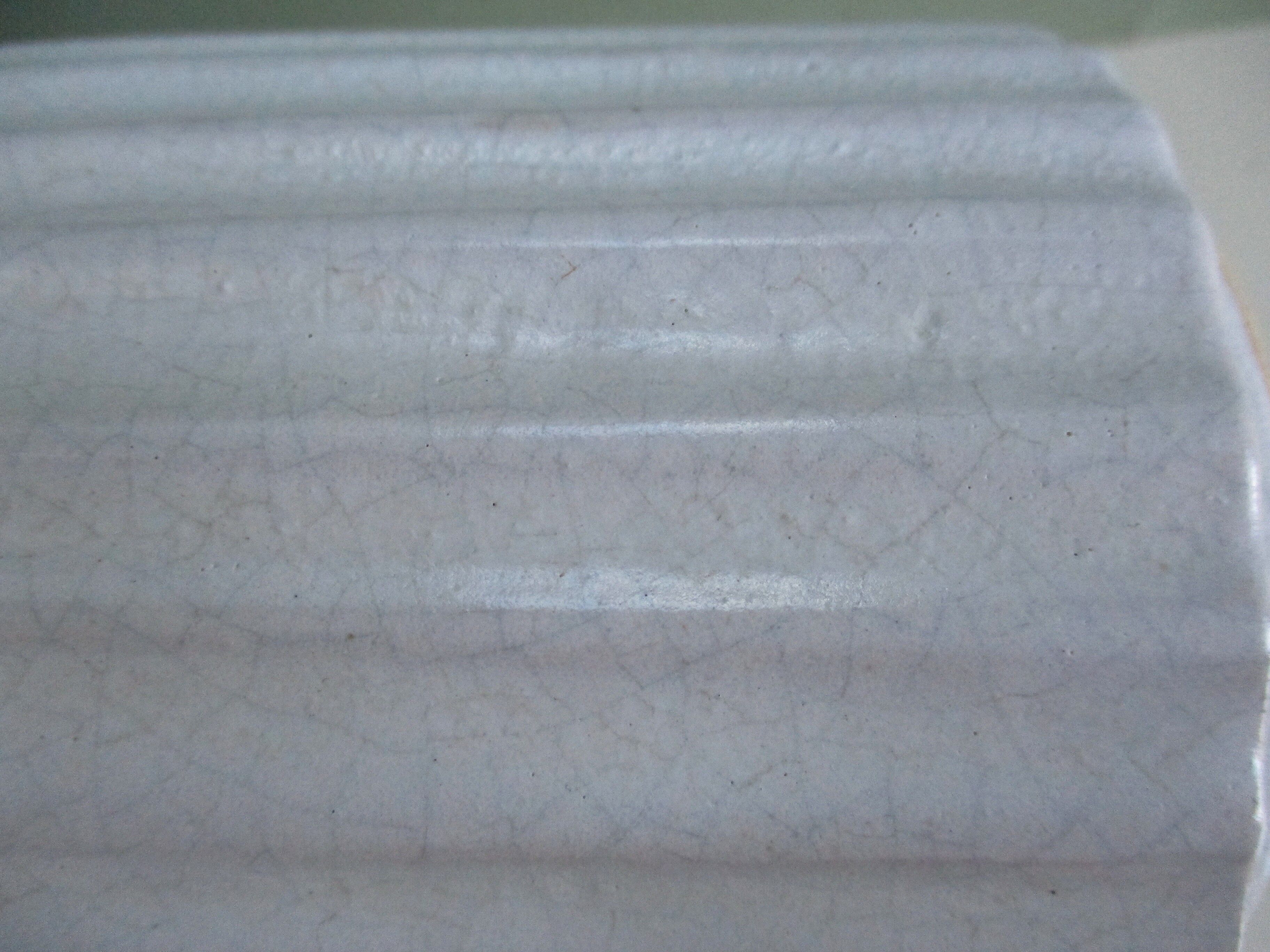 Vase céramique craquelée cylindrique
