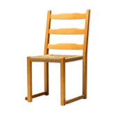 Chaises empilables Poul Volther Gemla Suède en frêne scandinave moderne du milieu du siècle dernier