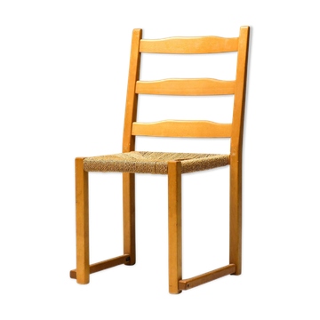 Chaises empilables Poul Volther Gemla Suède en frêne scandinave moderne du milieu du siècle dernier