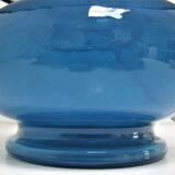 Vintage blue glass lamp 70