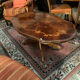 Table basse violon marqueté