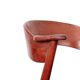 Danish armchair in teak and Skai, by Henning Kjaernulf for Korup Stolefabr.