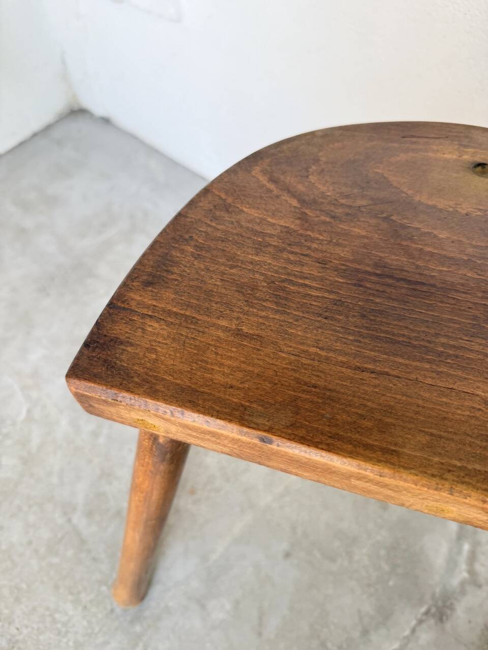 Oak tripod stool 1950
