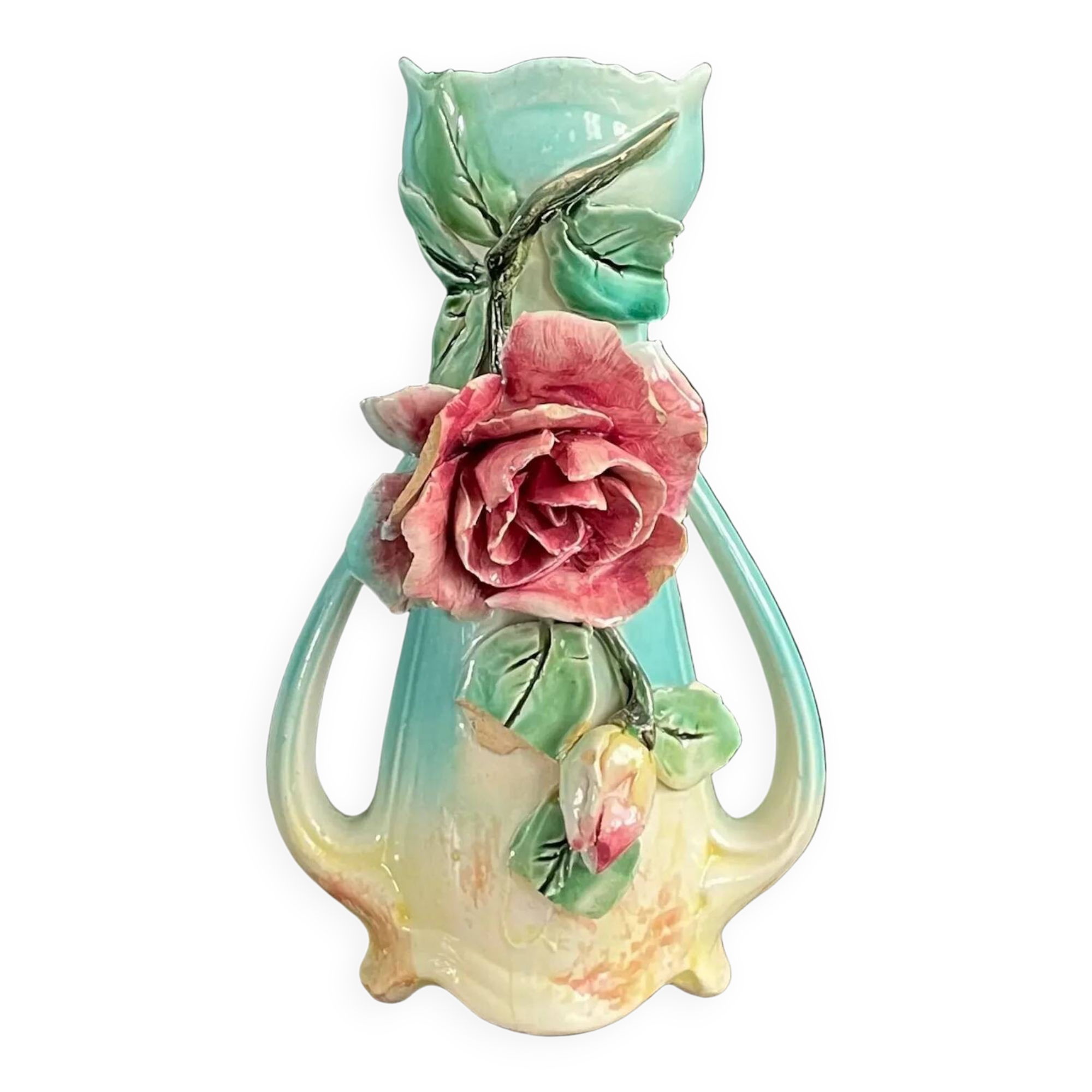 Hyacinth vase in slipware - Ref 1157