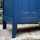 Armoire parisienne bleue panneautée 1940