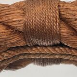 Vintage rope mirror french 1970s