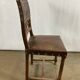 Pair of Henry II wooden and leather chairs