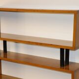 Vintage shelf with modular wooden boxes, 1960s