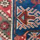 Turkish tribal rug natural dyes 200x120 cm vintage Turkish carpet 2521